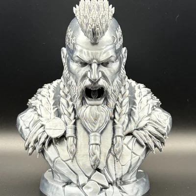 VALDR: War Form – Tượng Bán Thân Viking Berserker Tối Ưu Cho FDM