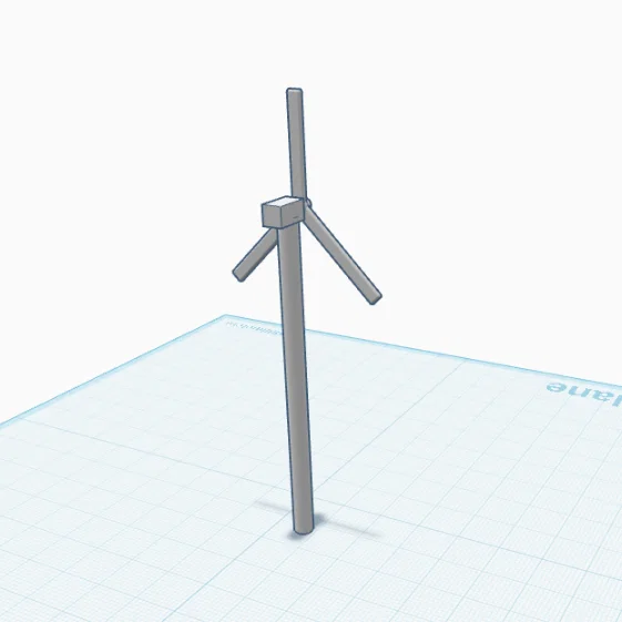 Free 3D Low Polly Windmill – Cối xay gió low-poly 3D miễn phí - Image 1