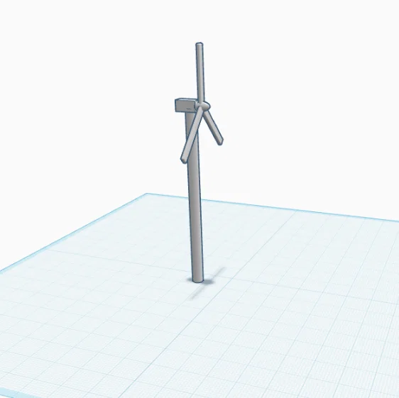 Free 3D Low Polly Windmill – Cối xay gió low-poly 3D miễn phí - Image 2