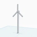 Free 3D Low Polly Windmill – Cối xay gió low-poly 3D miễn phí - Thumbnail 4