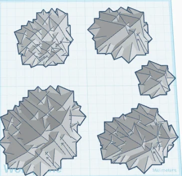 Miễn phí 3D Low Polly Mountains (Núi Low-Poly) - Image 1