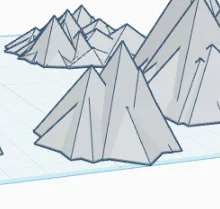 Miễn phí 3D Low Polly Mountains (Núi Low-Poly) - Image 3