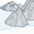 Miễn phí 3D Low Polly Mountains (Núi Low-Poly) - Thumbnail 3