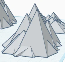 Miễn phí 3D Low Polly Mountains (Núi Low-Poly) - Image 4