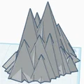 Miễn phí 3D Low Polly Mountains (Núi Low-Poly) - Thumbnail 6