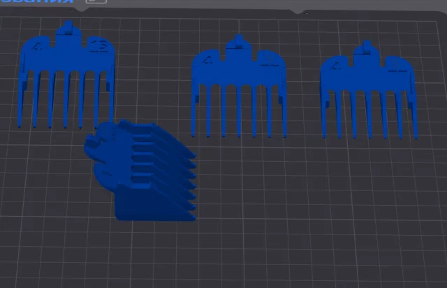 Bộ Cữ Lược 3D Dành Cho Tông Đơ Cắt Tóc - Đa Dạng Kích Thước - Image 1