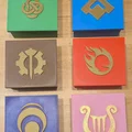Nắp có logo các faction cho hộp bài Altered (Deck pour carte jeux altered) - Thumbnail 1