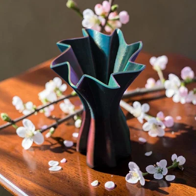 Bình Hoa Spiral Bloom – In 3D Gradient Cực Đẹp (KHÔNG CẦN SUPPORTS)