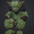 Mô hình 3D Quỷ hang động đang ngồi - Cave Troll (höhlentroll sitzend) - Thumbnail 1
