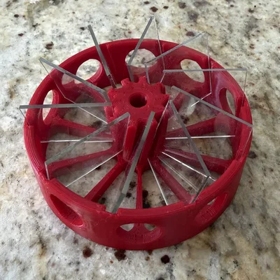 Carousel làm sạch lam kính siêu âm (Lam 25×25 mm)