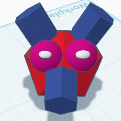 Mô hình trang trí nhân vật hoạt hình Face Thing - File in 3D độc lạ - Image 1