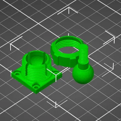 0.25-20_Ball_and_Socket_CameraMount – Ngàm camera ball & socket