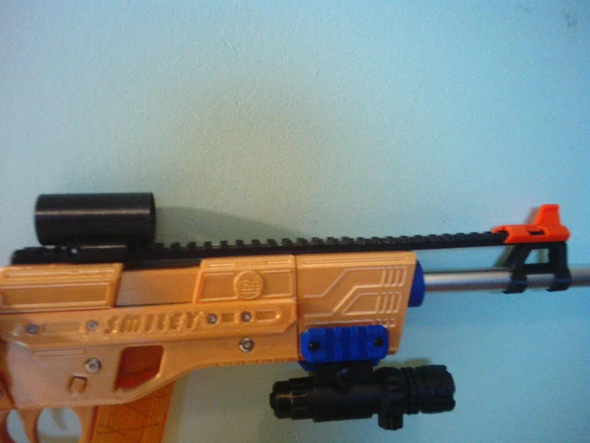 Thanh ray 14-rail nâng cấp thẩm mỹ cho blaster Smiley - Image 4