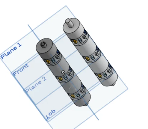 Bộ phận trục xoay kỹ thuật cho dự án lắp ráp mô hình 3D - Image 1