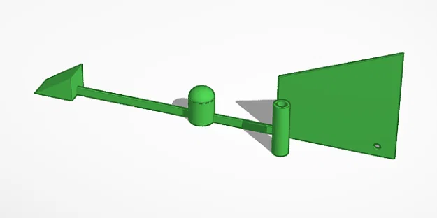 Mũi tên chỉ hướng gió (Wind arrow marker) - Image 1