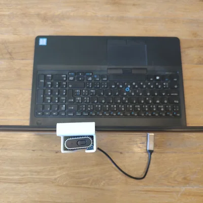 Giá treo ổ cứng ngoài lên màn hình laptop gọn gàng