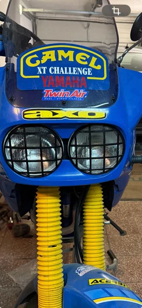Lưới bảo vệ đèn pha Yamaha XT660 Tenere (Headlight Grill) - Image 1