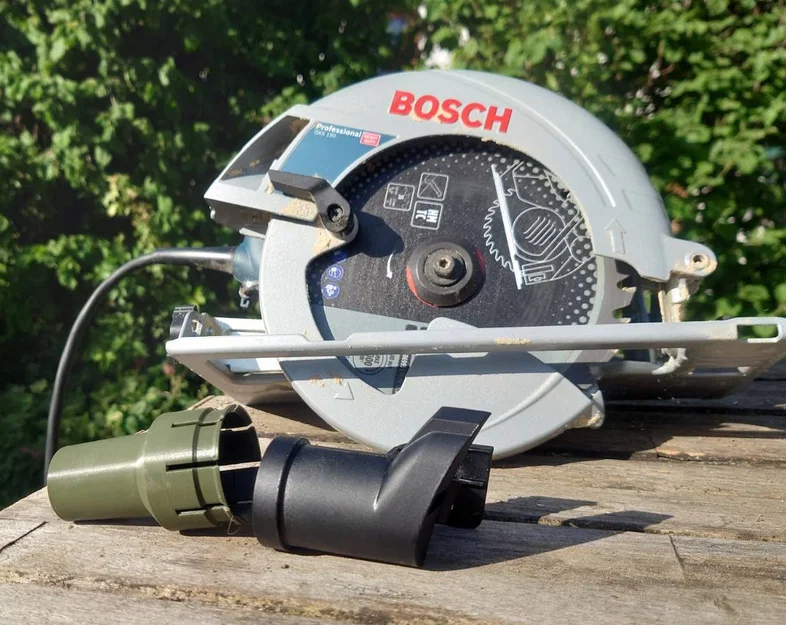 Adapter kết nối máy cưa Bosch GKS190 với máy hút bụi Kaercher WD6 - Image 4