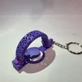 Móc khóa mô hình bẫy gấu 3D độc đáo - Phụ kiện fidget toy cá tính - Thumbnail 1