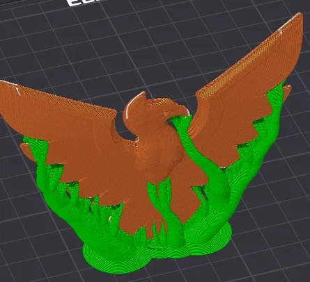 Mẫu in 3D Biểu tượng Chim Phượng Hoàng Lửa (Firebird Emblem) đẹp mắt - Image 2