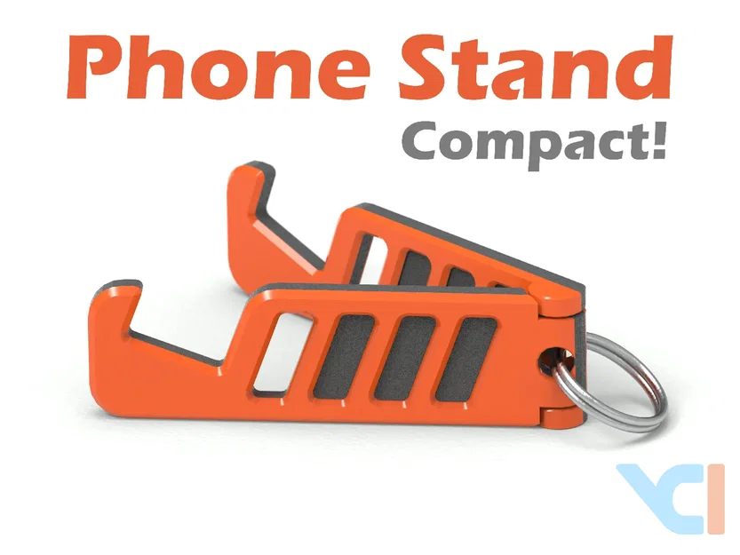 Giá đỡ điện thoại mini gập gọn tiện lợi in 3D (Phone Stand) - Image 2