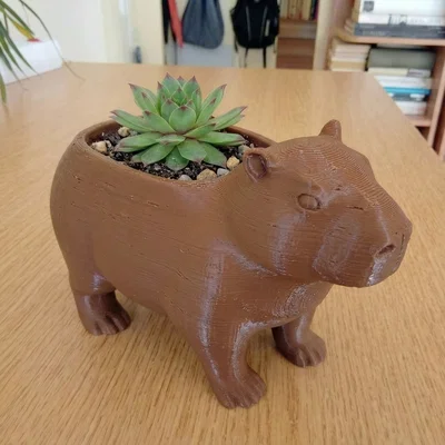 Chậu Trồng Cây Capybara Zen – Chậu Hoa Thú Cưng Dễ Thương