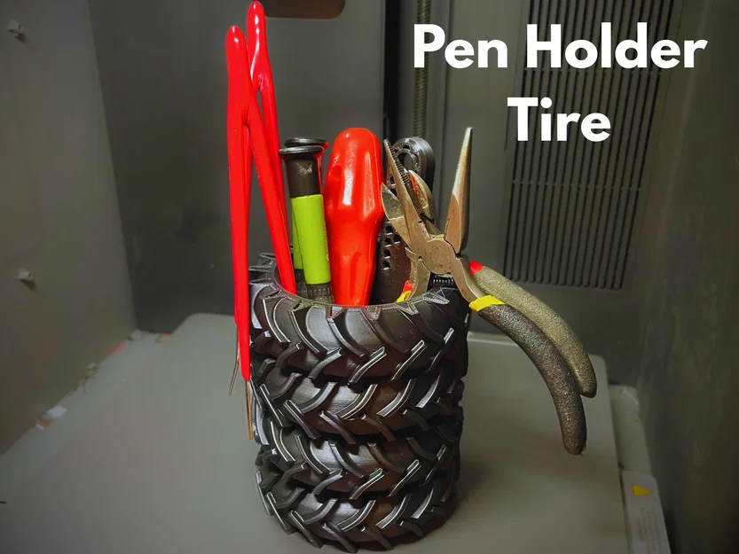 Ống Đựng Bút Lốp Máy Kéo (Tractor Tire Pen Holder) - Image 1