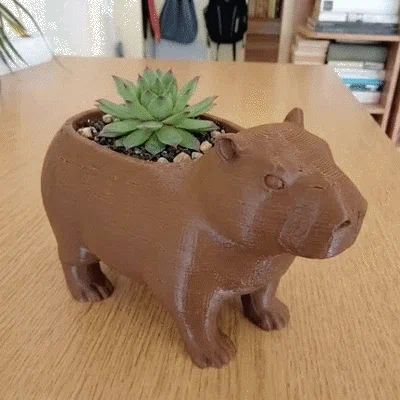 Chậu Trồng Cây Capybara Zen – Chậu Hoa Thú Cưng Dễ Thương