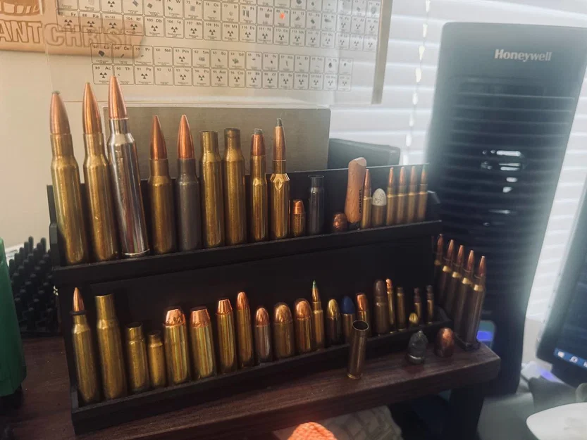 Kệ trưng bày đạn (caliber collection ammo stand) - Image 1