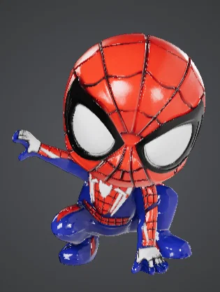 Mô hình Spider-Man Chibi dễ thương in 3D siêu nét - Image 1