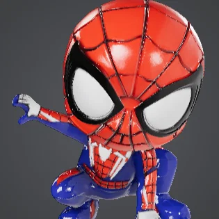 Mô hình Spider-Man Chibi dễ thương in 3D siêu nét