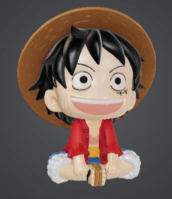 Mô hình 3D Luffy One Piece Chibi Dễ Thương Cho Người Hâm Mộ - Image 1