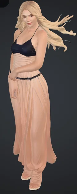 Mô hình 3D người phụ nữ trên bãi biển (frau am strand) - File STL - Image 1