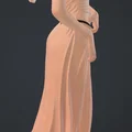 Mô hình 3D người phụ nữ trên bãi biển (frau am strand) - File STL - Thumbnail 3