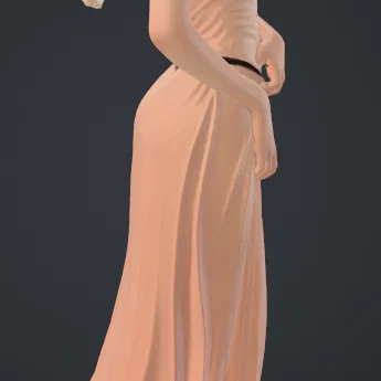 Mô hình 3D người phụ nữ trên bãi biển (frau am strand) - File STL