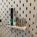 Khay treo máy hàn Pinecil và linh kiện trên bảng IKEA Skadis - Thumbnail 2
