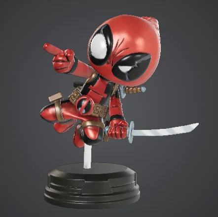 Mô hình Deadpool Mini Figurine 3D – Thiết kế đẹp cho fan Marvel - Image 1