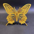 Tượng Bươm Bướm Filigree Vàng Sang Trọng - Thumbnail 2