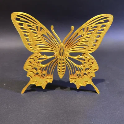 Tượng Bươm Bướm Filigree Vàng Sang Trọng