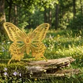 Tượng Bươm Bướm Filigree Vàng Sang Trọng - Thumbnail 3