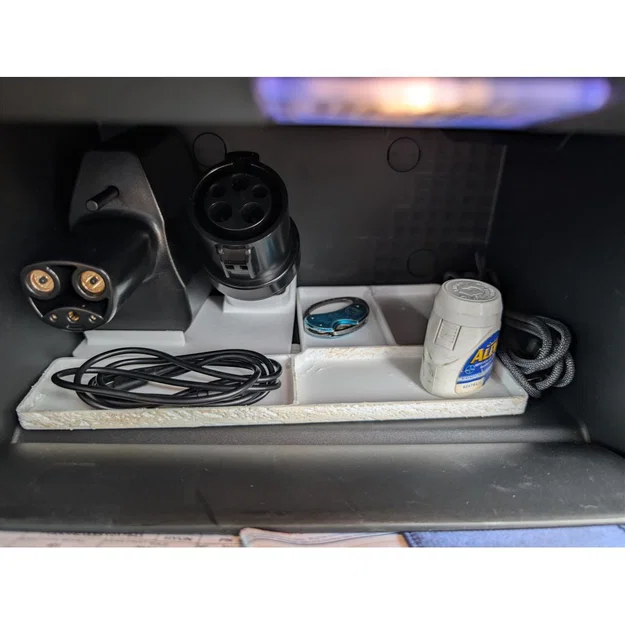 Khay chia ngăn hộc đựng đồ Hyundai Ioniq 5 (Glove Box Organizer Tray) - Image 4
