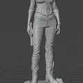 CowGirl – tượng/figure Cowgirl để 3D print - Thumbnail 1