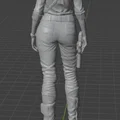 CowGirl – tượng/figure Cowgirl để 3D print - Thumbnail 3