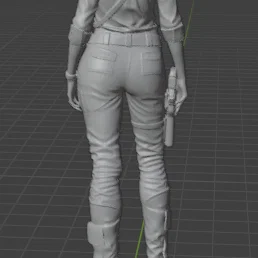 CowGirl – tượng/figure Cowgirl để 3D print