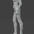 CowGirl – tượng/figure Cowgirl để 3D print - Thumbnail 4