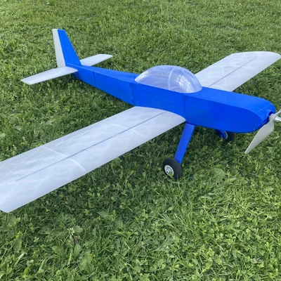 Máy bay RC Charliet bay thể thao & nhào lộn – in 3D