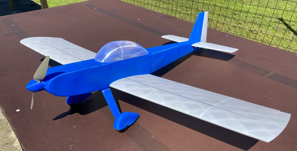 Máy bay RC Charliet bay thể thao & nhào lộn – in 3D - Image 3