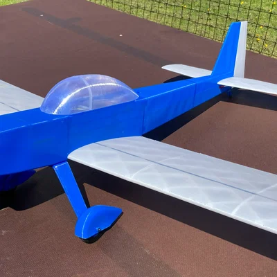 Máy bay RC Charliet bay thể thao & nhào lộn – in 3D
