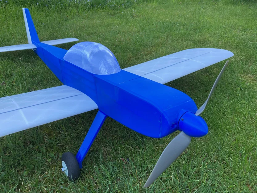 Máy bay RC Charliet bay thể thao & nhào lộn – in 3D - Image 5
