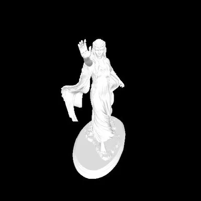 Mô hình 3D nàng Galadriel từ Lord of the Rings cực đẹp